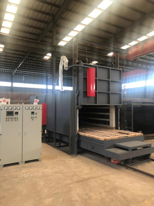 400KW臺車(chē)爐就緒，準備發(fā)貨